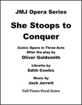 She Stoops to Conquer, Piano-Vocal Score P.O.D. cover